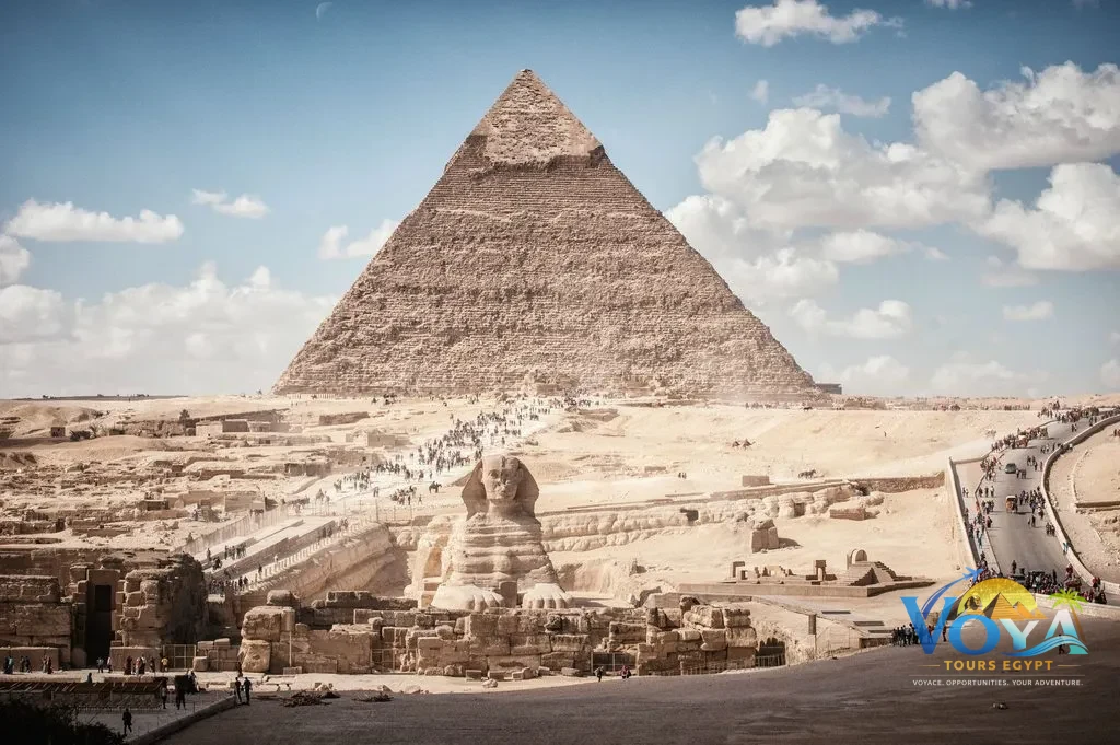 Giza pyramids and sakkara